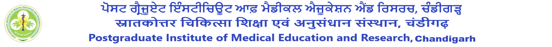 Post Graduate Institute of Medical Education and Research - [PGIMER], Chandigarh