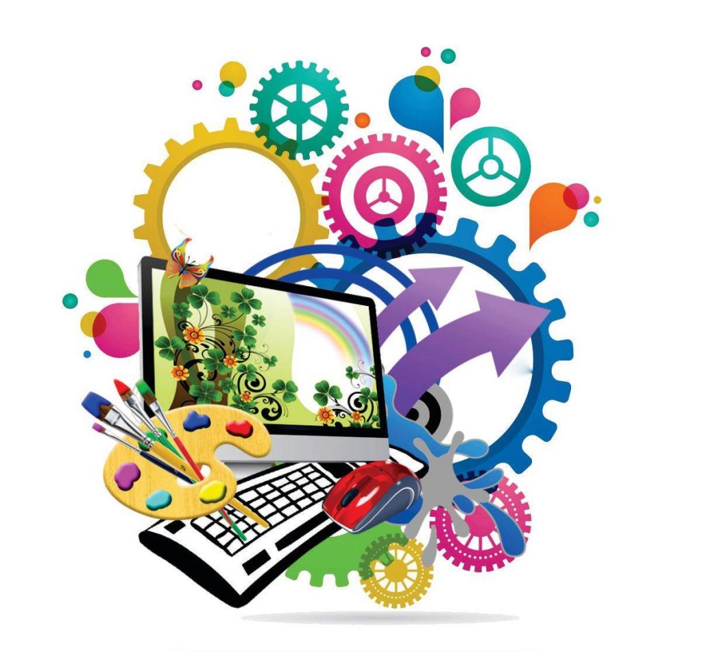 Graphic designer and video editor