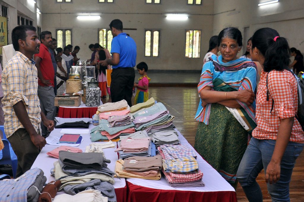 Visitors At The ‘best From Waste’ Programme Held At Iit Madras Campus Today (8th March 2020) To Promote ‘green Living.’