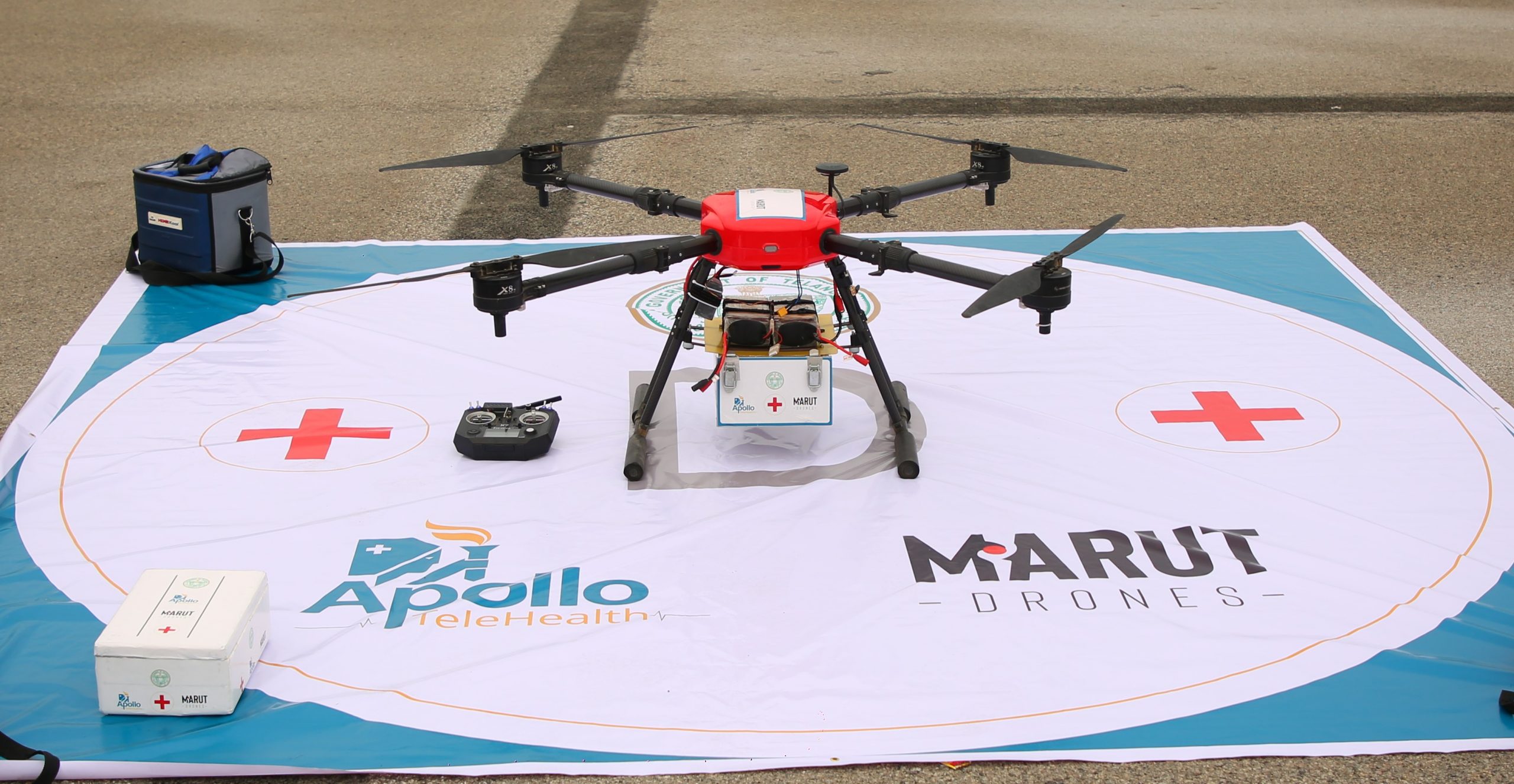 IIT students CO develops drones for disinfectant spraying