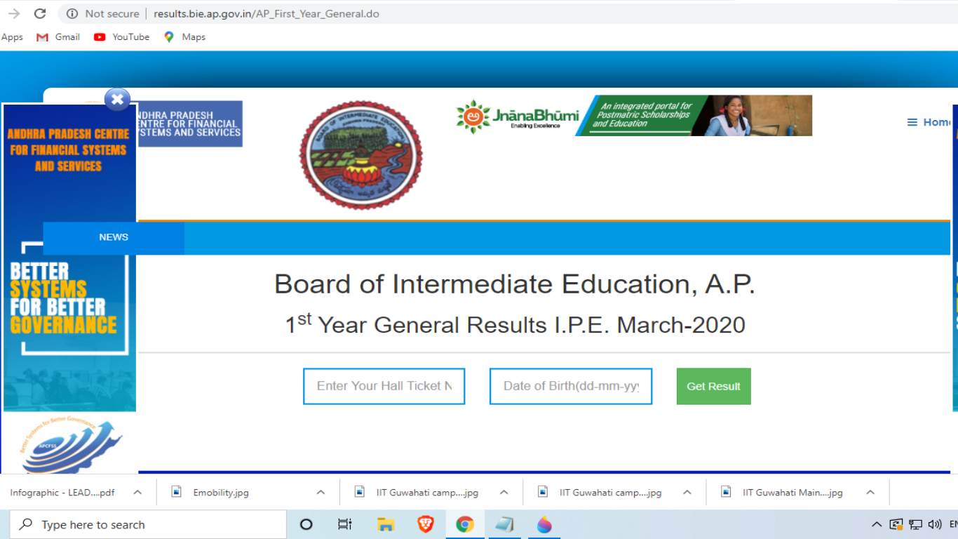 AP Inter result