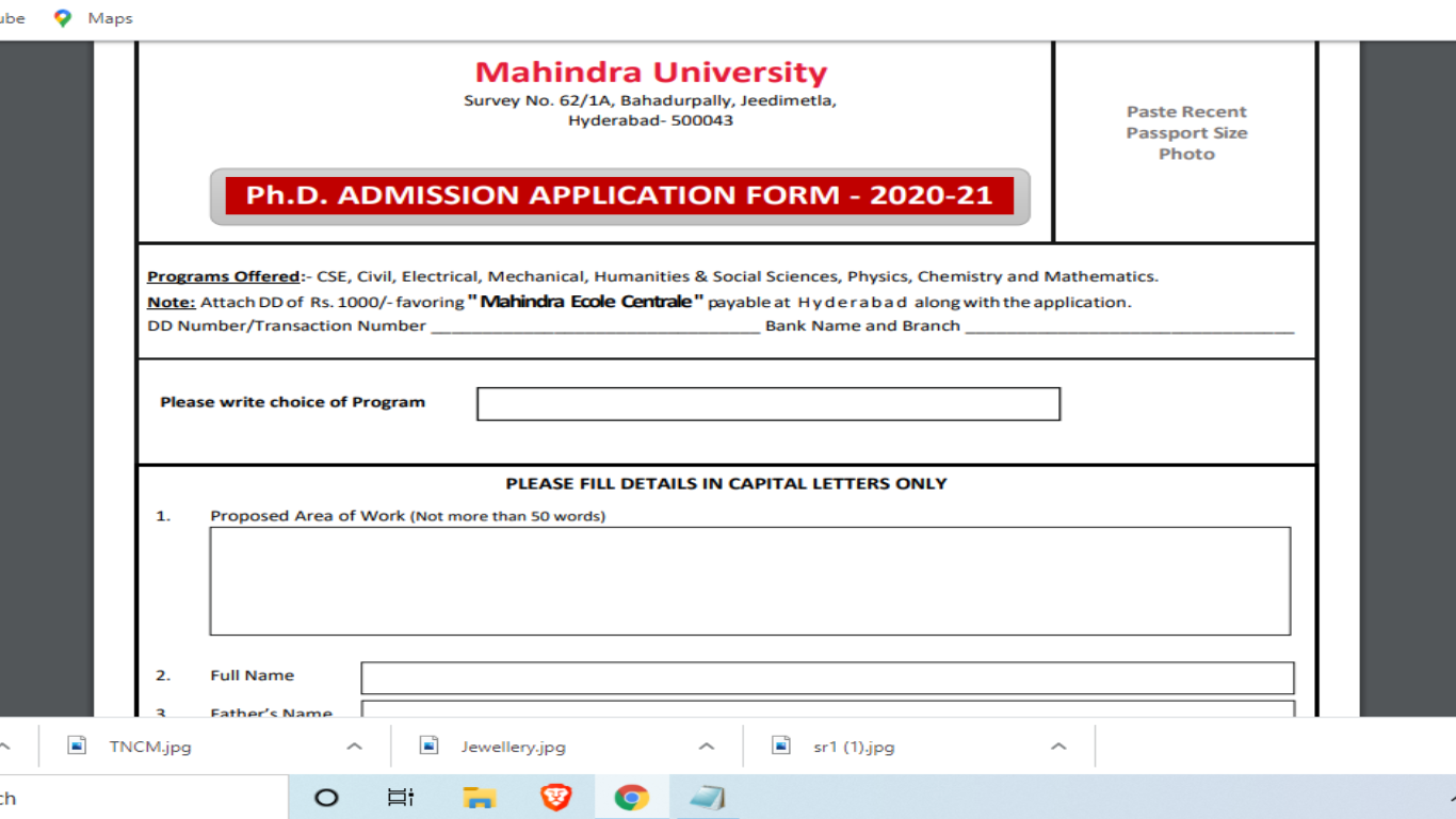 MEC Admission 2020