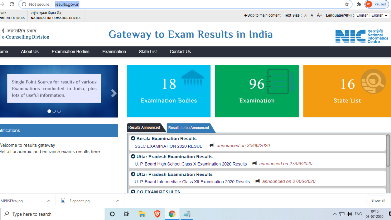MPBSE 10th result 2020