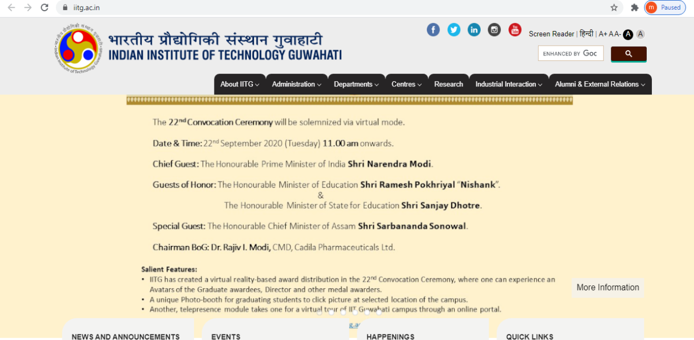 Education sector