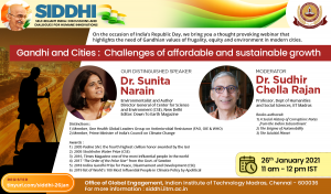 Sunita Narain to speak at great webinar of IIT M