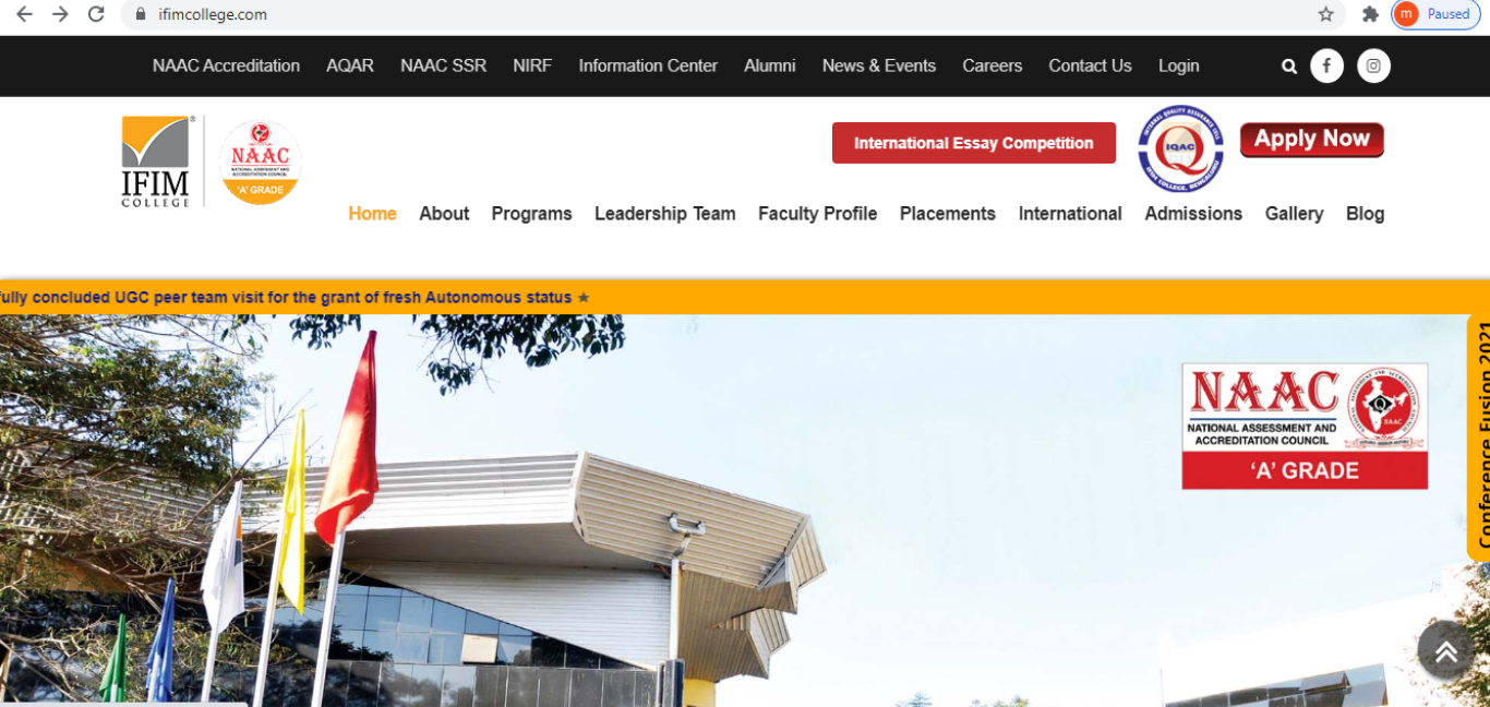 IFIM Admission