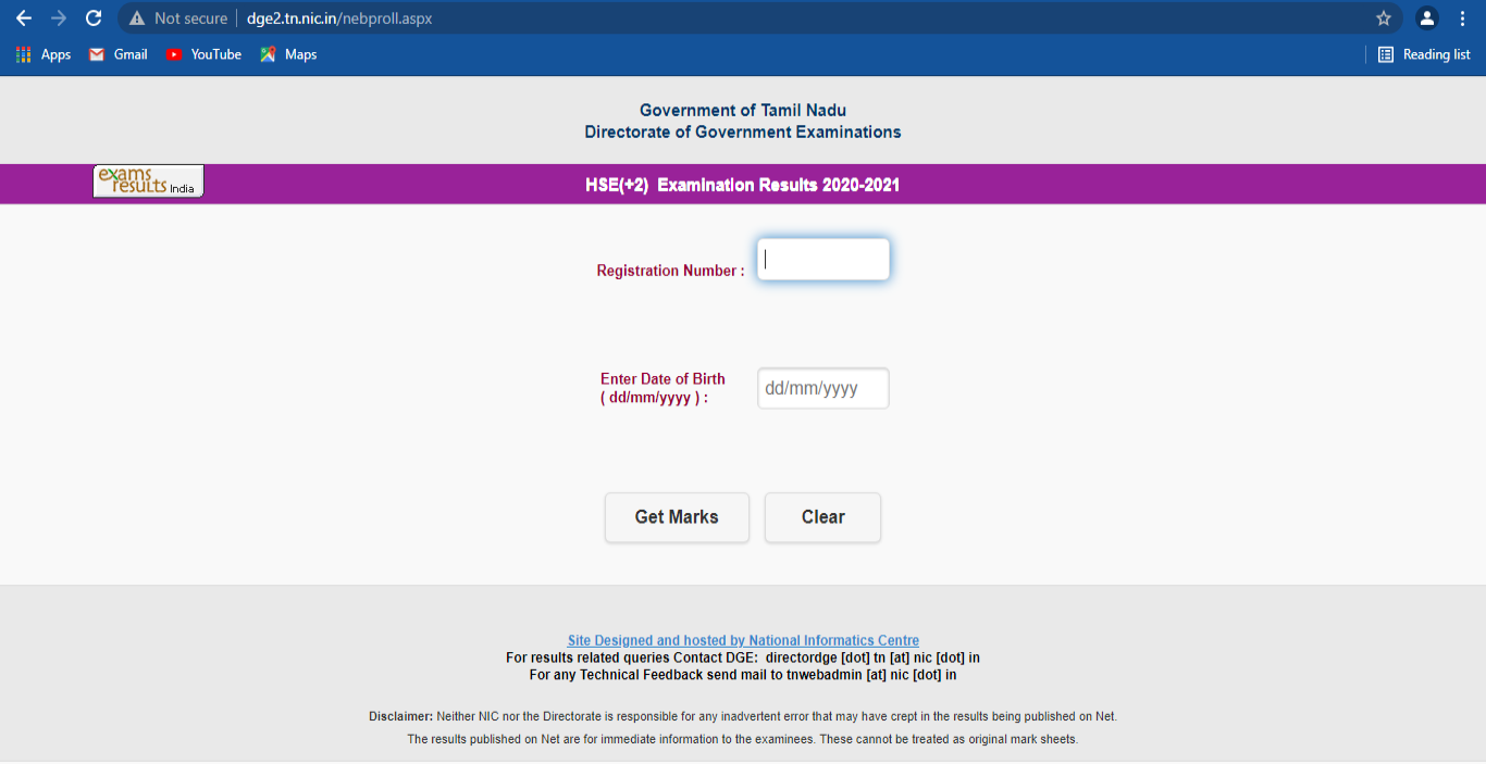 Tamil Nadu class 12 results