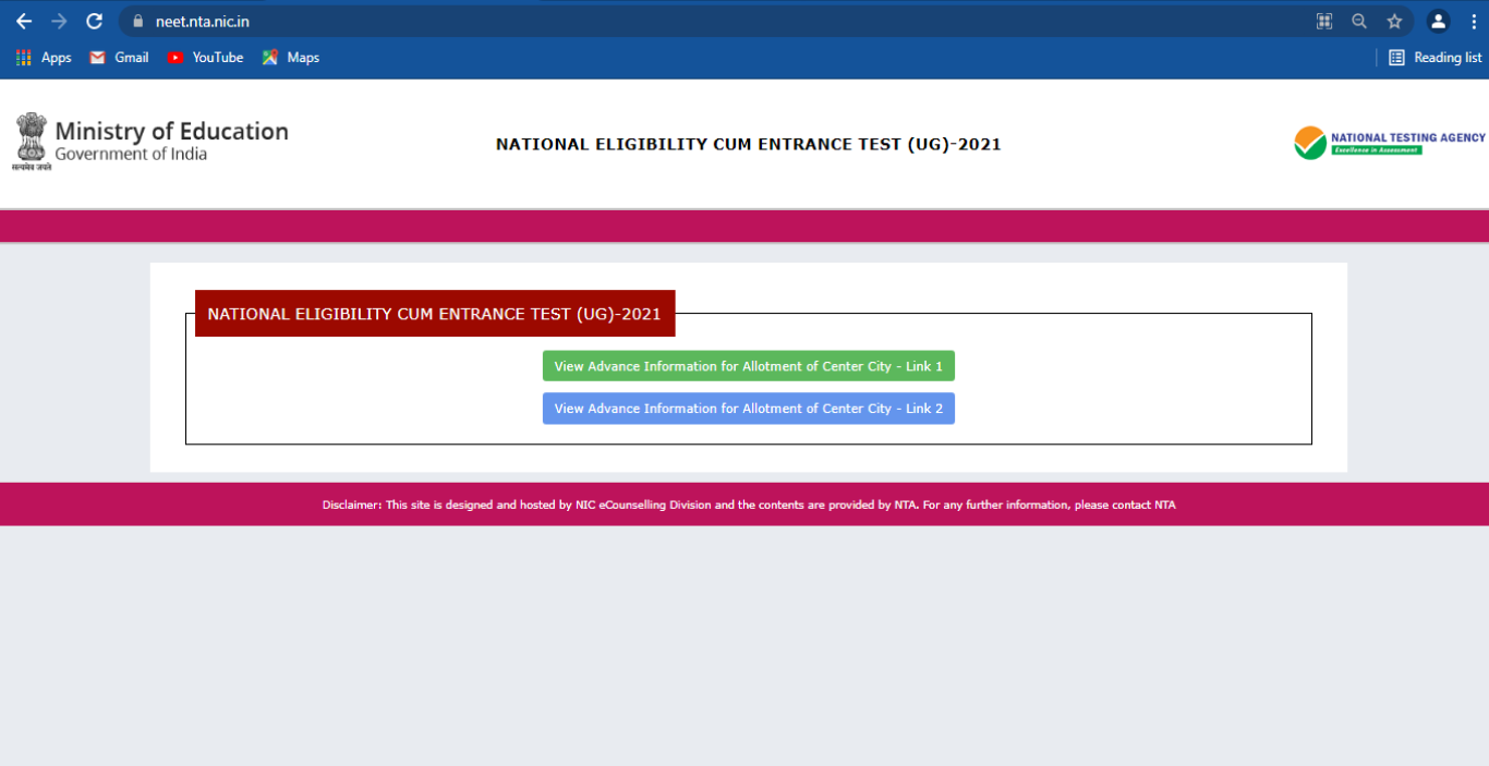 NEET 2021 UG