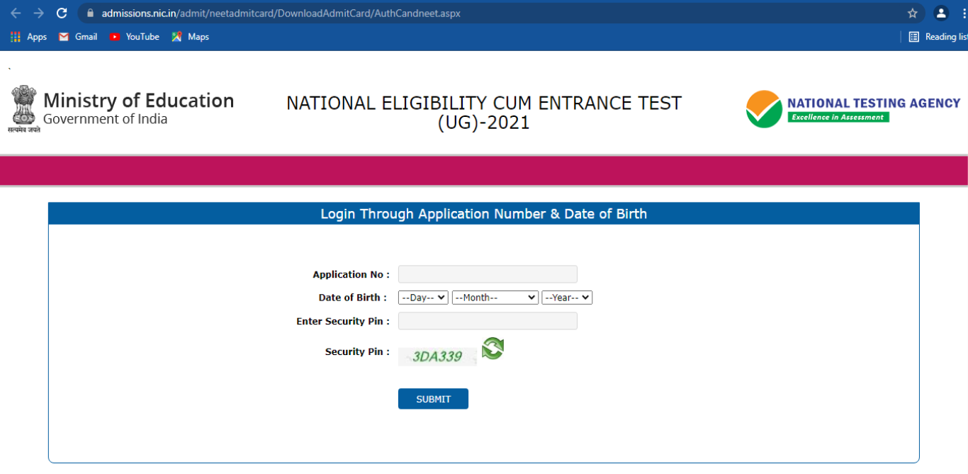 NEET 2021 UG