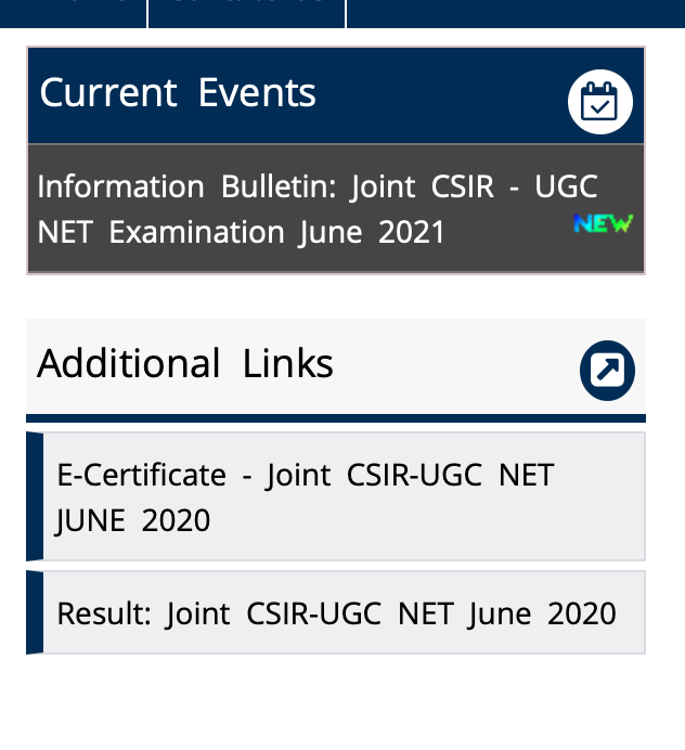 CSIR NET 2022
