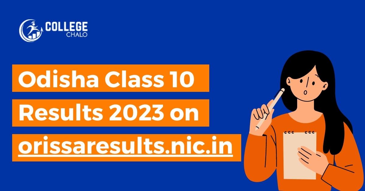 Odisha Class 10 Results 2023, links to check are here