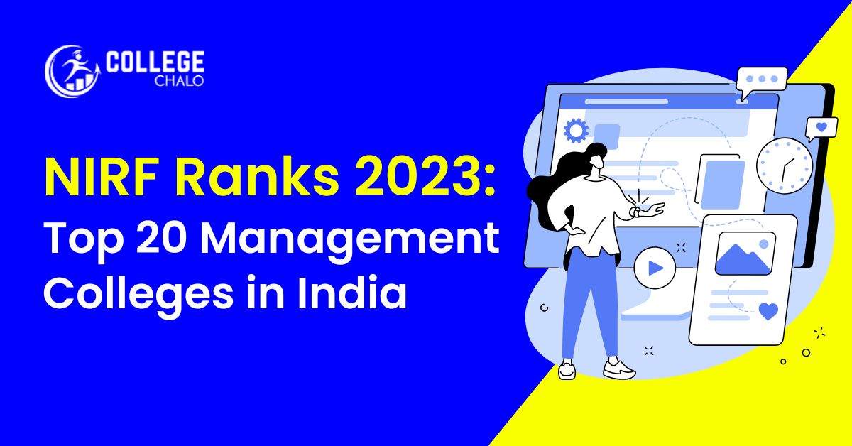 NIRF Ranks 2023 for management: Top 20 Management Colleges in India