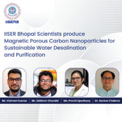IISER Bhopal researchers produce magnetic porous carbon nanoparticles