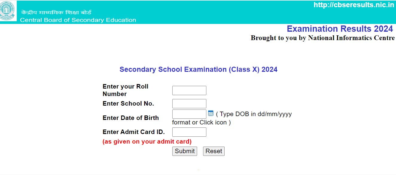 CBSE Class 12 Result 2024