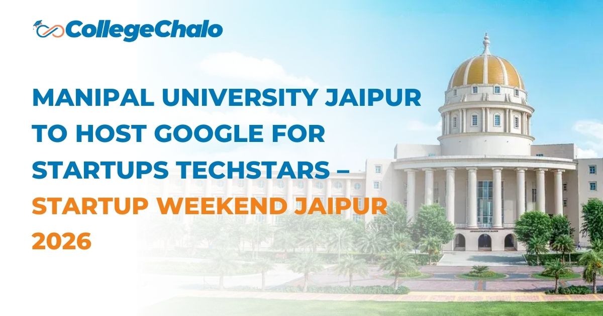 Manipal University Jaipur to Host Google for Startups Techstars – Startup Weekend Jaipur 2026