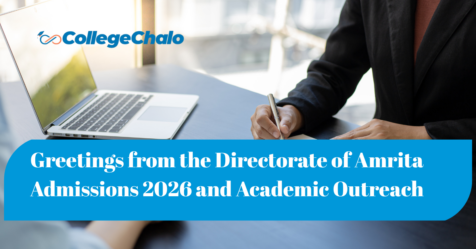 Greetings from the Directorate of Amrita Admissions 2026 and Academic Outreach