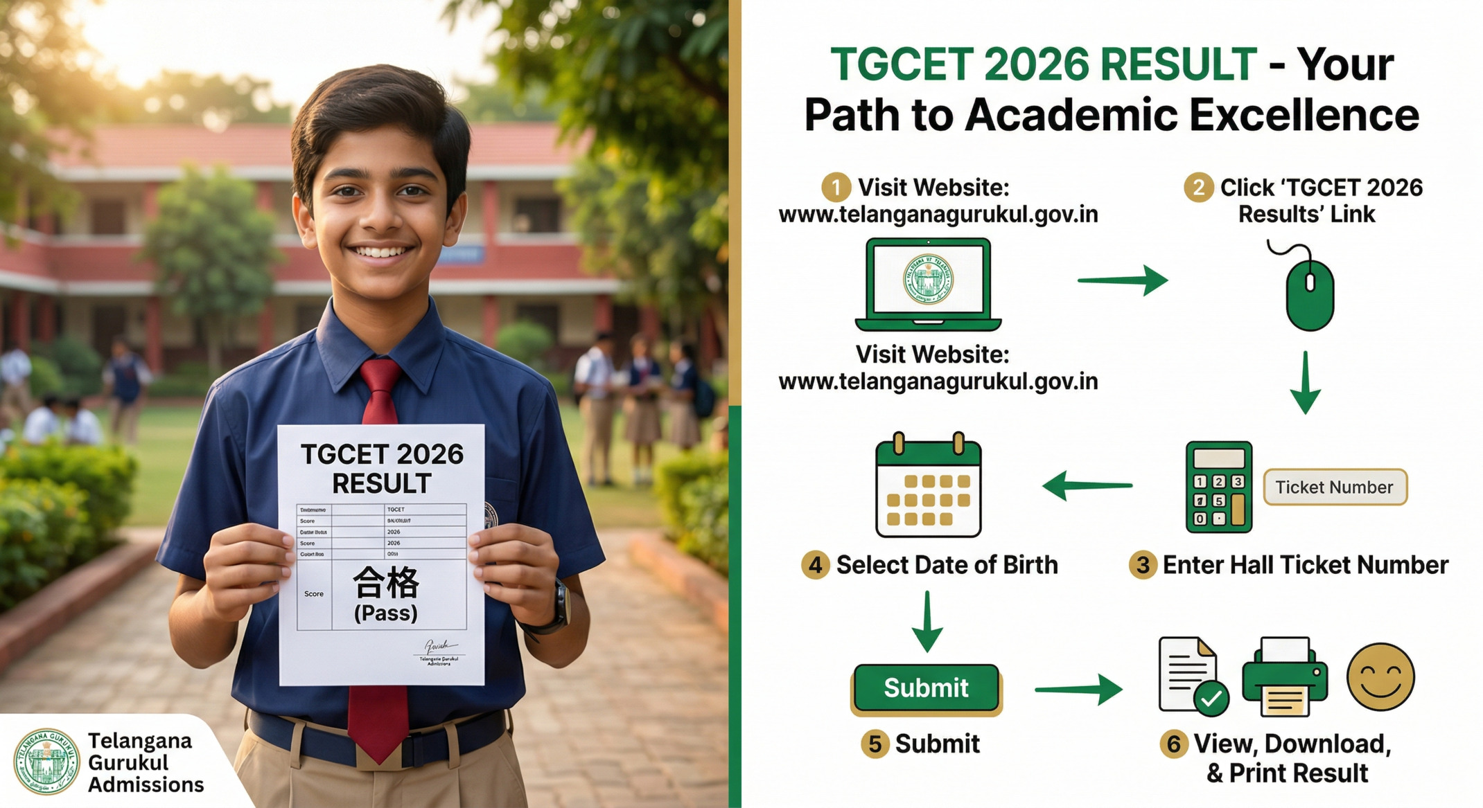TGCET Result 2026 Out – Check Now at Telangana Education News | March 24, 2026