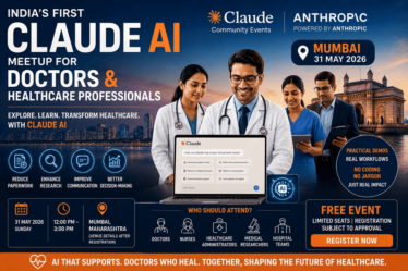 Mumbai to Host India’s First Claude Meetup for Doctors and Healthcare Professionals