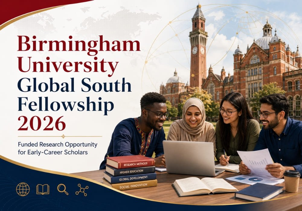 Birmingham University Global South Fellowship 2026: Funded Research Opportunity for Early-Career Scholars