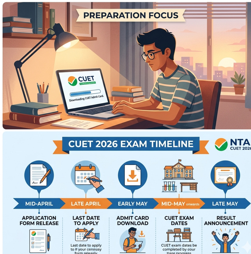 CUET Admit Card 2026: NTA Hall Ticket Date, Download Steps, Paper Pattern & Marking Scheme