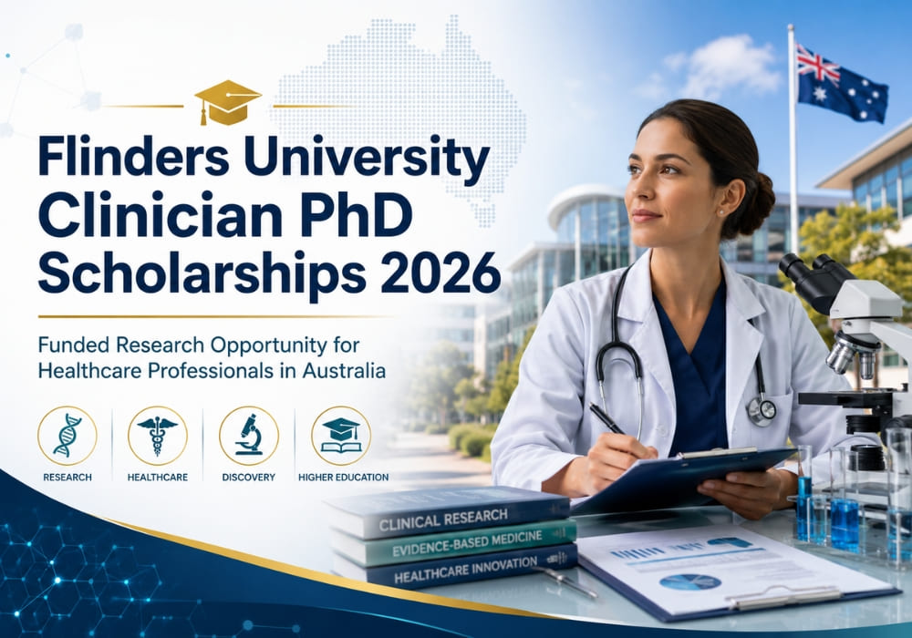 Flinders University Clinician PhD Scholarships 2026: Funded Research Opportunity for Healthcare Professionals in Australia