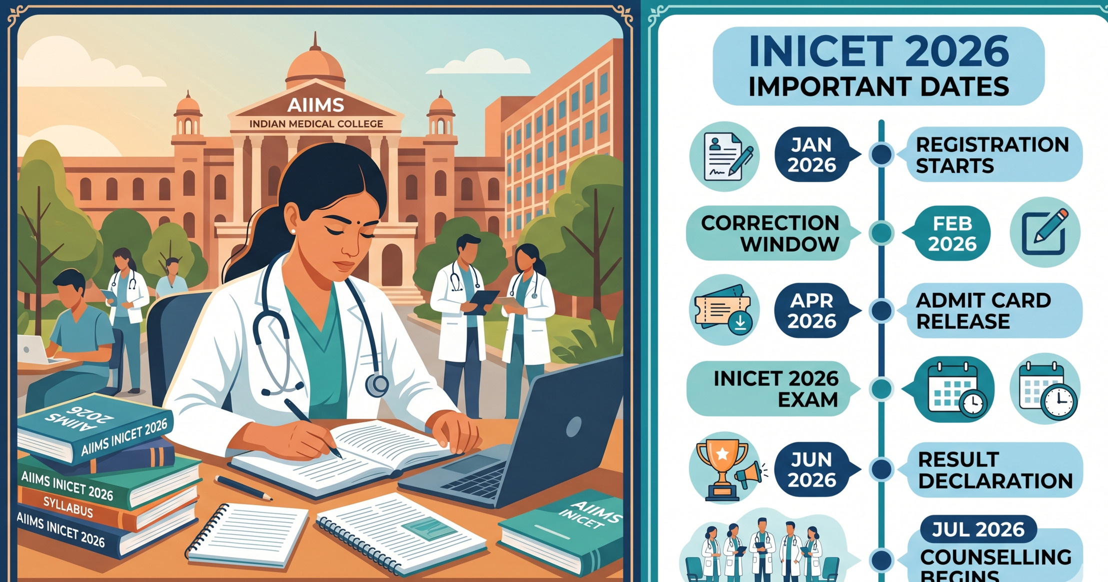 INICET 2026: Complete Guide — Exam Dates, Eligibility & Preparation application steps