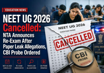 NEET UG 2026 Cancelled: NTA Announces Re-Exam After Paper Leak Allegations, CBI Probe Ordered