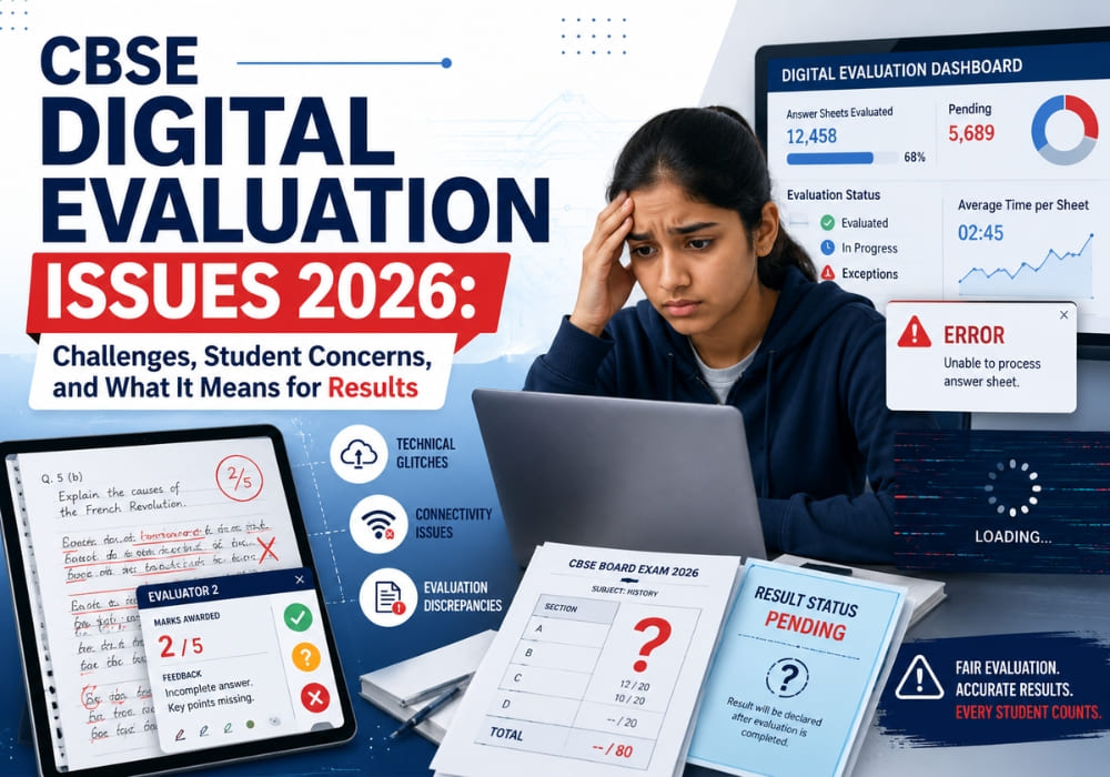 CBSE Digital Evaluation Issues 2026: Challenges, Student Concerns, and What It Means for Results