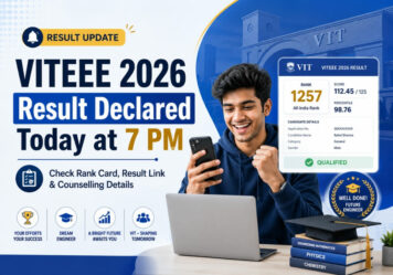 VITEEE 2026 Result Declared Today at 7 PM: Check Rank Card, Result Link and Counselling Details