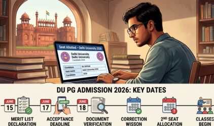 Delhi University PG Admission 2026: CSAS First Merit List Out Accept Your Seat by June 17
