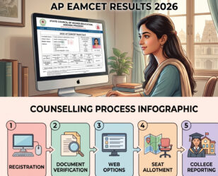 AP EAMCET Results 2026: out at cets.apsche.ap.gov.in. Scores, Merit List &eligibility, cutoff Counselling Guide
