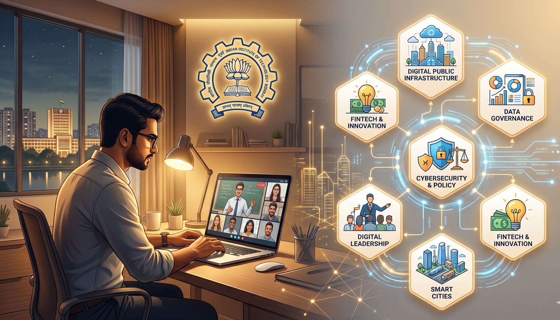 IIT Bombay & Simplilearn's 2-year online ePG Diploma in Digital Governance — eligibility, fees, key dates