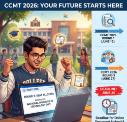 CCMT 2026 Round 3 seat allotment is live at ccmt.admissions.nic.in. Check results