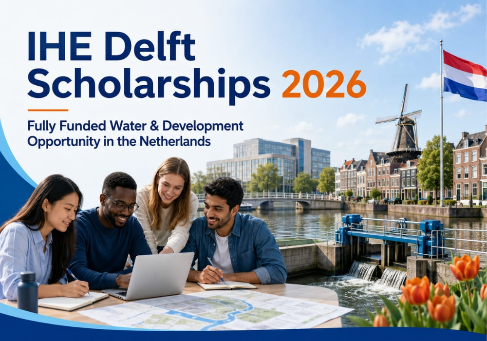 IHE Delft Scholarships 2026: Fully Funded Water and Development Opportunity in the Netherlands