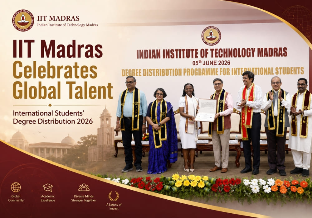 IIT Madras Celebrates Global Talent with International Students’ Degree Distribution 2026