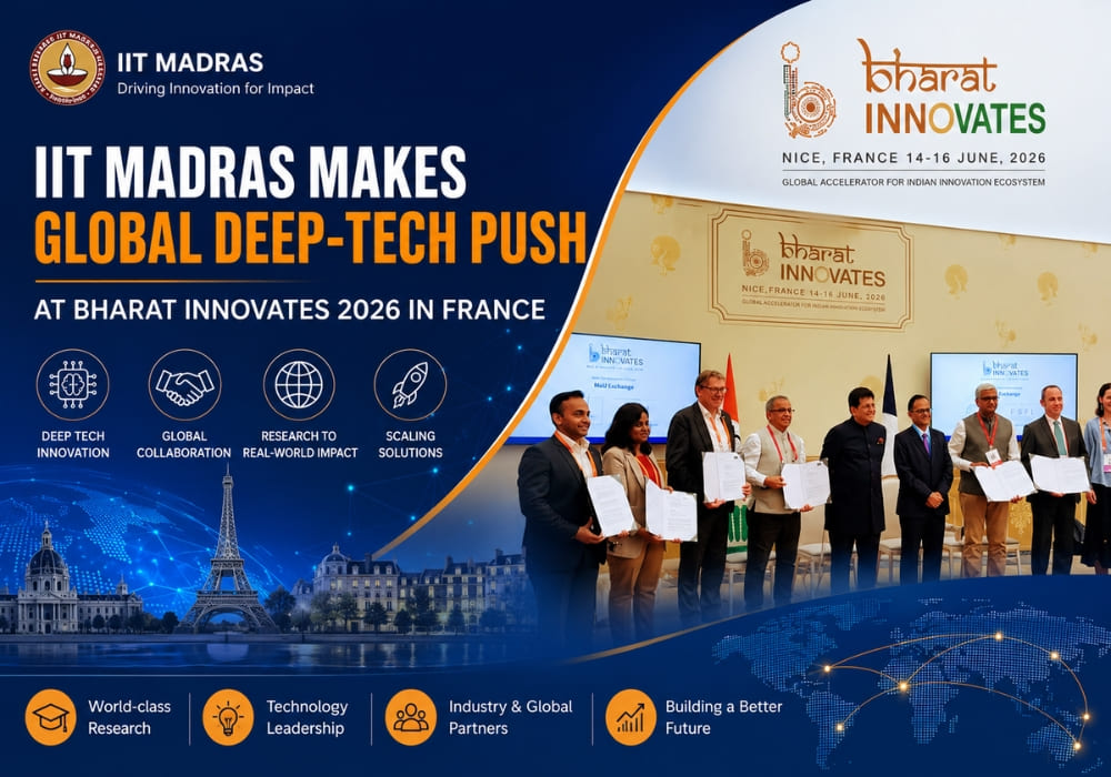 IIT Madras Makes Global Deep-Tech Push at Bharat Innovates 2026 in France