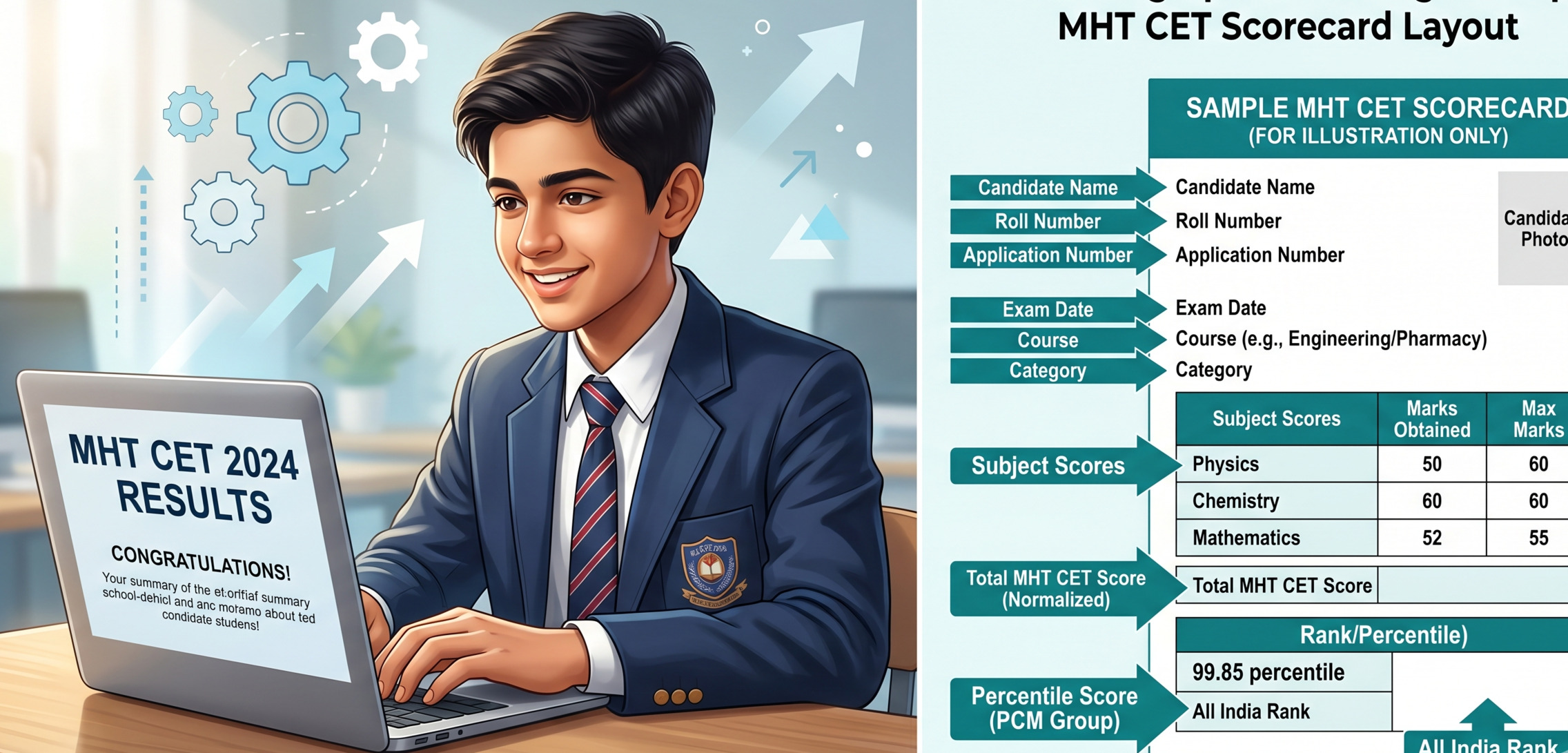 MHT CET Result 2026 expected in June for PCM & PCB. Get scorecard download steps, eligibility, CAP counselling dates, and preparation tips. Direct link inside.