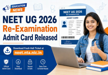 NEET UG 2026 Re-Examination Admit Card Released: Download Fresh Hall Ticket at neet.nta.nic.in