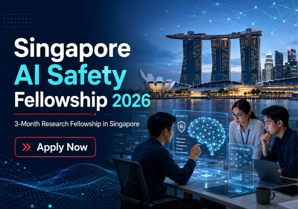 Singapore AI Safety Fellowship 2026: Apply for a 3-Month Research Fellowship in Singapore