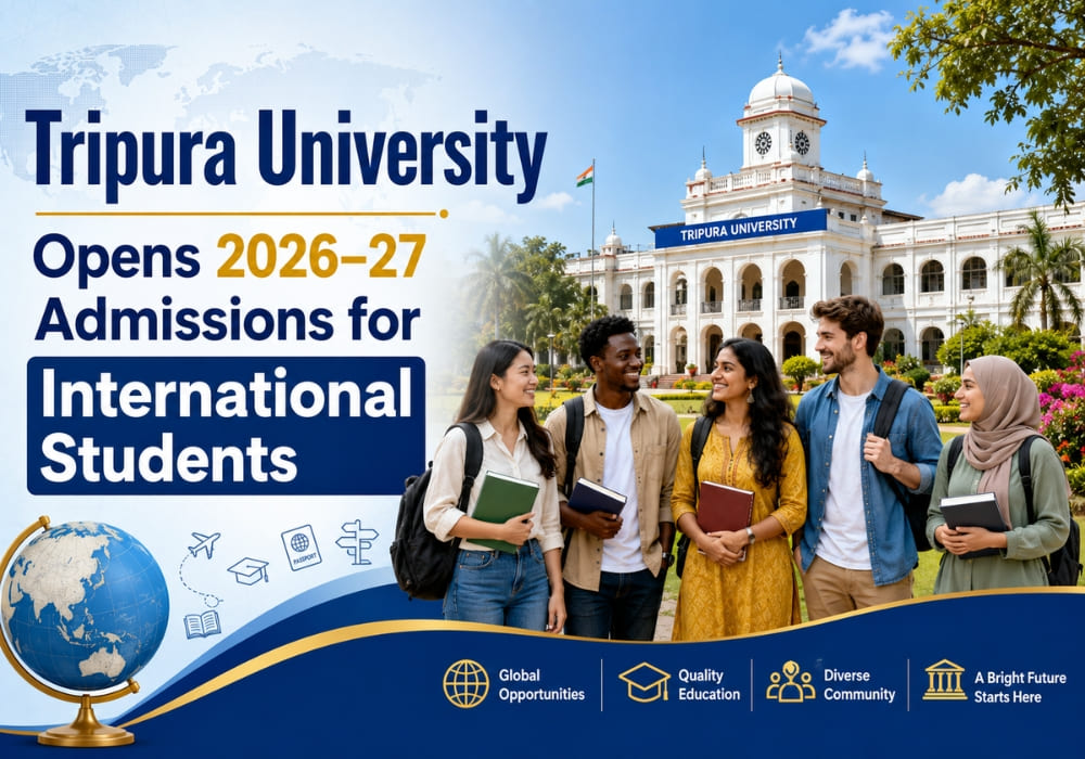 Tripura University Opens 2026–27 Admissions for International Students