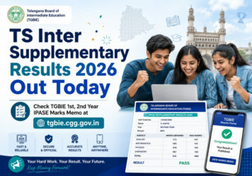 TS Inter Supplementary Results 2026 Out Today: Check TGBIE 1st, 2nd Year IPASE Marks Memo at tgbie.cgg.gov.in