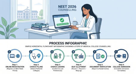 NEET 2026 counselling date LIVE updates: MCC schedule, new seat upgrade rule, registration steps, eligibility, and documents