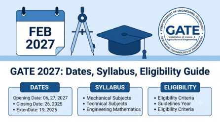 GATE 2027 by IIT Madras: expected exam dates, new papers, revised syllabus, eligibility, and a preparation