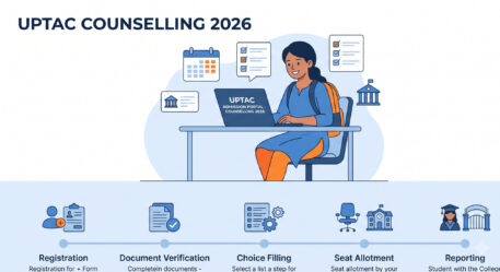 UPTAC Counselling 2026 revised schedule is out for BTech, integrated MTech & BDes admissions. Check dates,