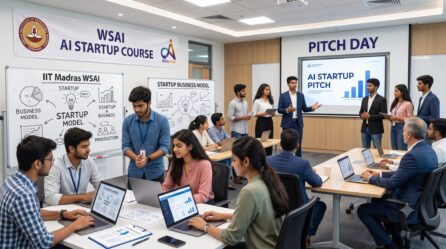 IIT Madras WSAI launches a 1-week AI startup course (Aug 10–14, 2026) with ₹4 lakh seed funding.