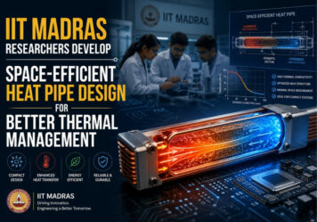 IIT Madras Researchers Develop Space-Efficient Heat Pipe Design for Better Thermal Management