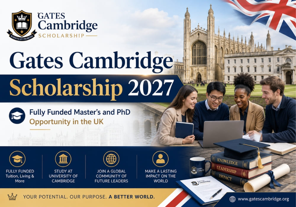 Gates Cambridge Scholarship 2027: Fully Funded Master’s and PhD Opportunity in the UK