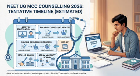 NEET UG MCC Counselling 2026 date, round-wise schedule, registration steps, and reporting deadlines — everything AIQ candidates