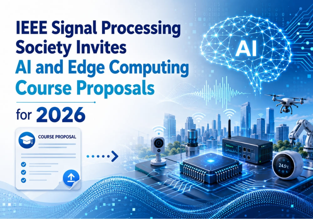 IEEE Signal Processing Society Invites AI and Edge Computing Course Proposals for 2026