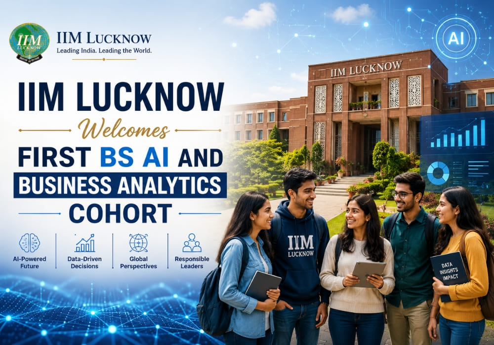 IIM Lucknow Welcomes First BS AI and Business Analytics Cohort